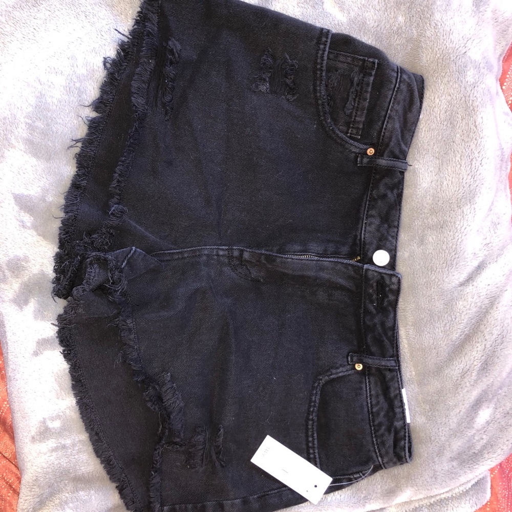 New PACSUN High Rise Festival Shorts in black